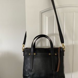 Fossil Genuine Leather Crossbody Handbag